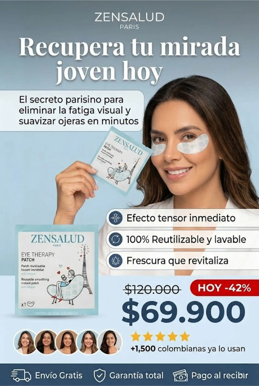 Parches reutilizables para terapia ocular