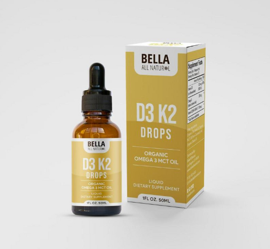 Gotas D3 K2 Aceite MCT Omega 3 Orgánico