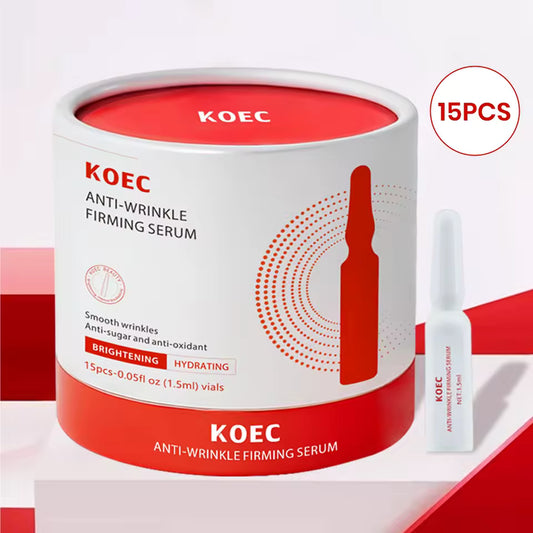 Ampollas Faciales de Nicotinamida Koec – 15 Unidades, Antiarrugas, Reafirmantes e Iluminadoras