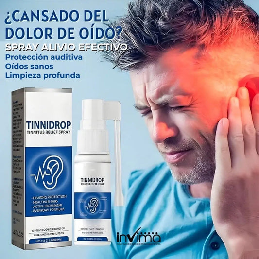 TINNIDROP – Spray Natural para Alivio y Limpieza Profunda de Oídos